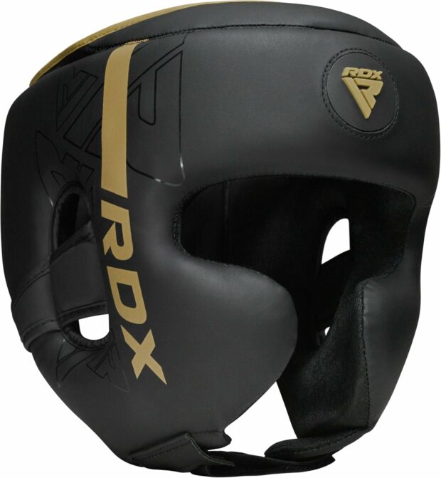 CASQUE DE BOXE F6 MATTE - GOLDEN - RDX