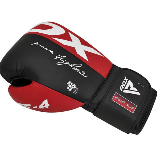 GANTS DE BOXE RDX F4 - ROUGE & NOIR – Image 2