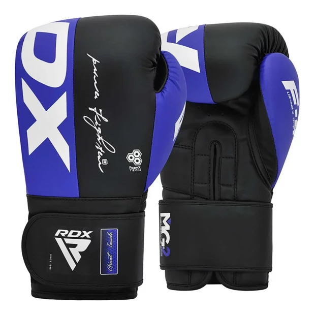 GANTS DE BOXE RDX F4 - BLEU & NOIR