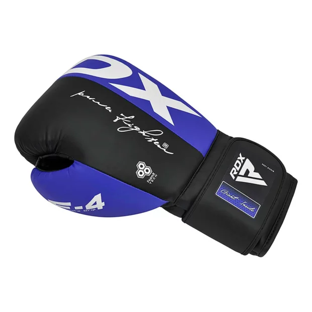 GANTS DE BOXE RDX F4 - BLEU & NOIR – Image 2