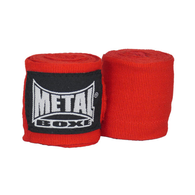 BANDES DE BOXE 2.5m - ROUGE - METAL BOXE