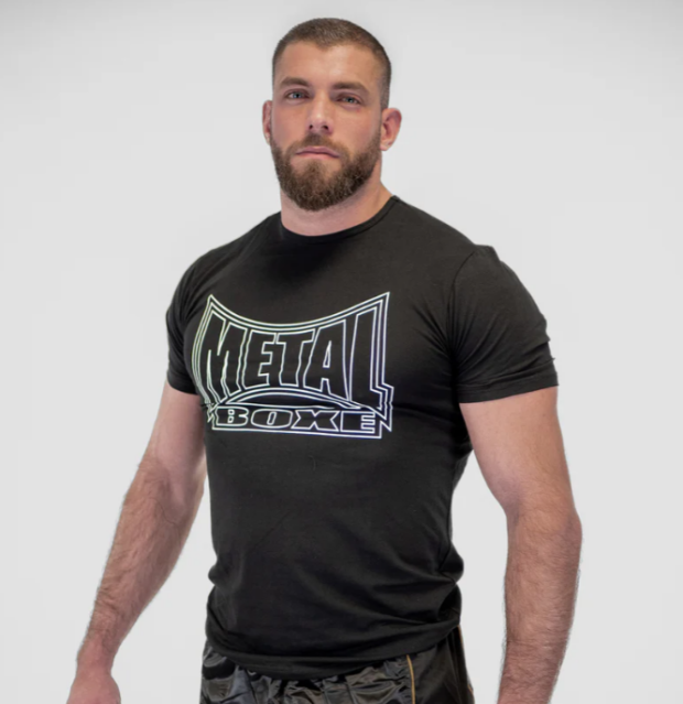 T-SHIRT ONE HOMME - NOIR - METAL BOXE