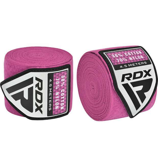 BANDES DE BOXE 4.5m - ROSE - RDX – Image 3