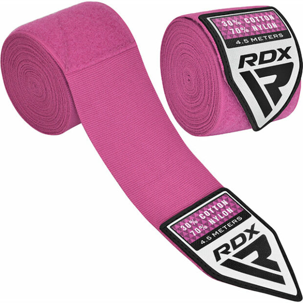 BANDES DE BOXE 4.5m - ROSE - RDX – Image 2