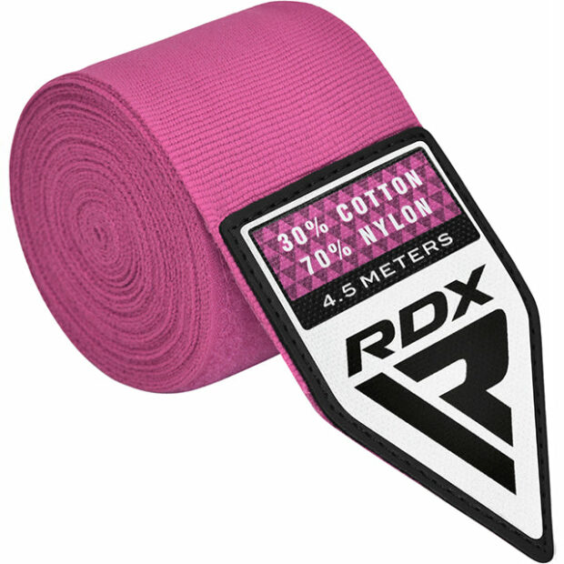 BANDES DE BOXE 4.5m - ROSE - RDX