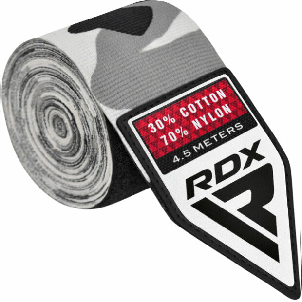 BANDES DE BOXE 4.5m - CAMOUFLAGE GRIS - RDX