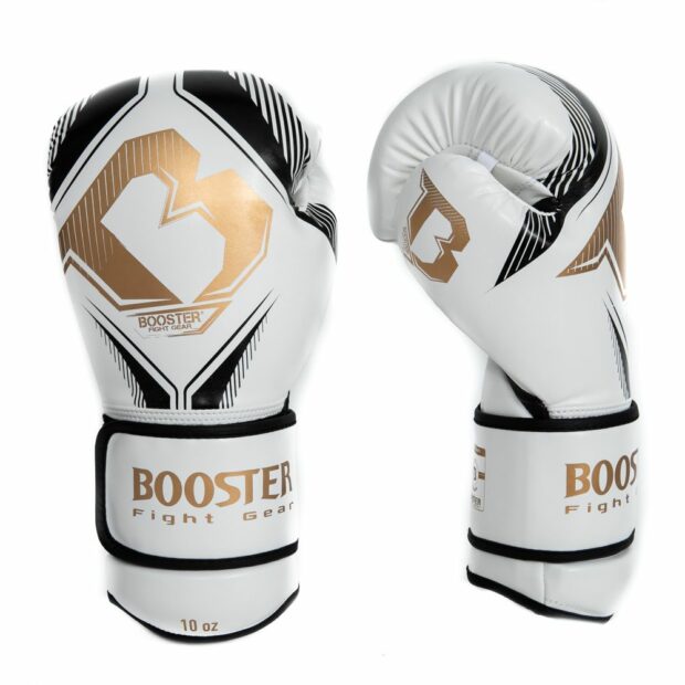 GANTS DE BOXE BANGKOK SERIES 2 - BLANC/OR - BOOSTER – Image 2