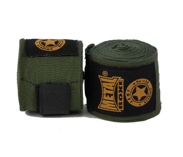 BANDES DE BOXE 2.5m - MILITARY - METAL BOXE