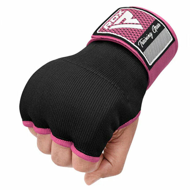 SOUS GANTS GEL AVEC SANGLES POIGNETS - ROSE - RDX