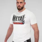 T-SHIRT MMA HOMME - BLANC - METAL BOXE