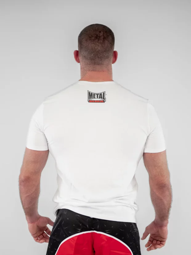 T-SHIRT MMA HOMME - BLANC - METAL BOXE – Image 2