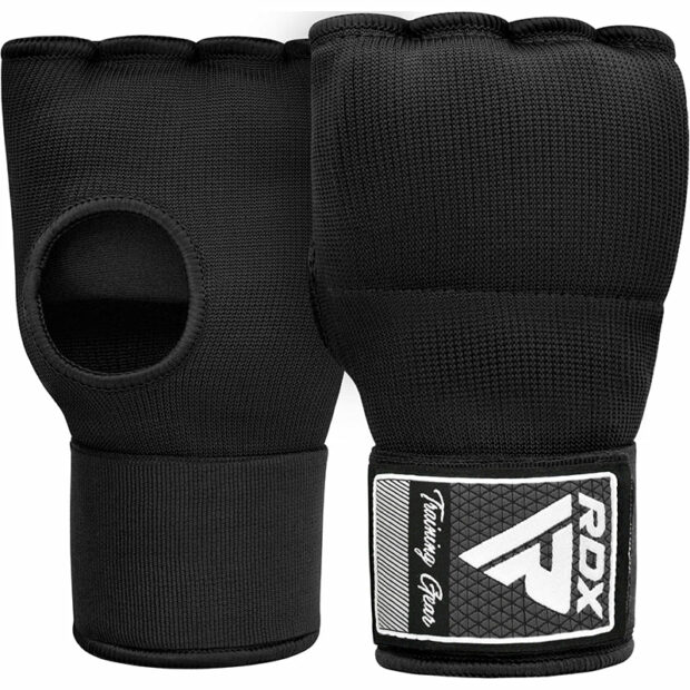 SOUS GANTS GEL AVEC SANGLES POIGNETS - NOIR - RDX – Image 3