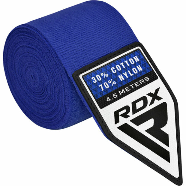 BANDES DE BOXE 4.5m - BLEU - RDX