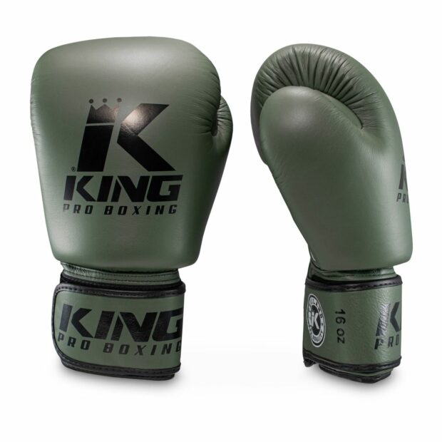 GANTS DE BOXE BGVL 3 - MILITARY - KING PRO BOXING