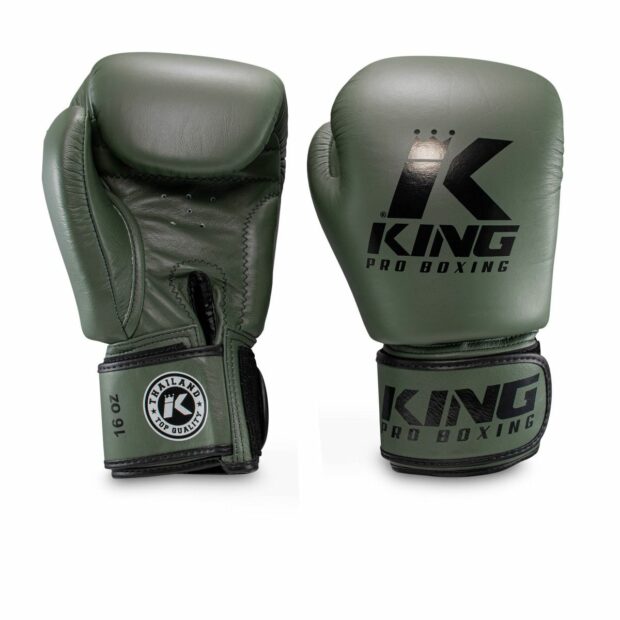 GANTS DE BOXE BGVL 3 - MILITARY - KING PRO BOXING – Image 2