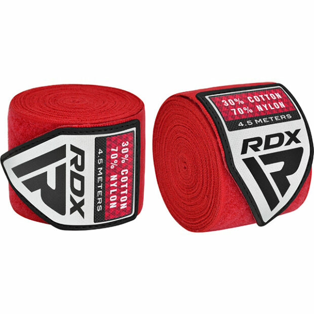 BANDES DE BOXE 4.5m - ROUGE - RDX – Image 5