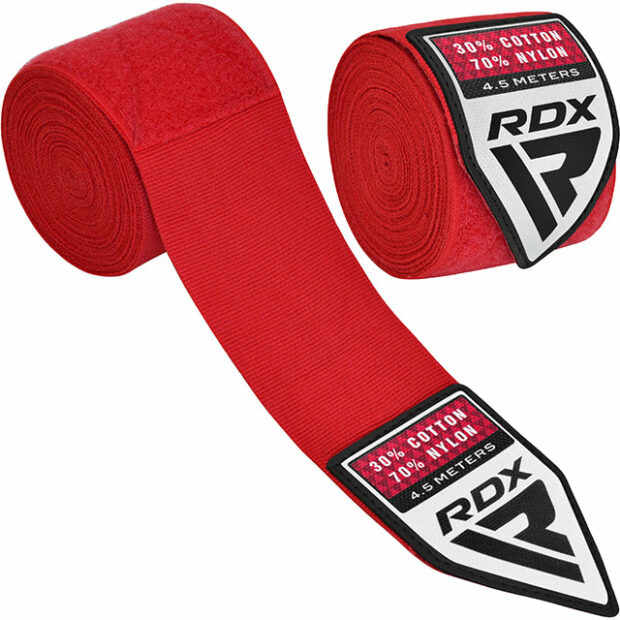 BANDES DE BOXE 4.5m - ROUGE - RDX – Image 6