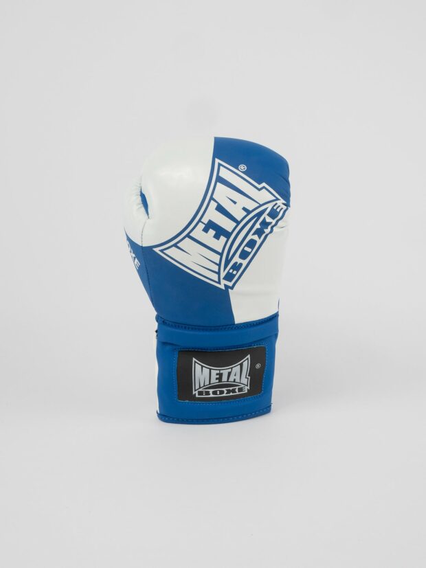 GANTS DE BOXE COMPÉTITION À LACETS BLEU – Image 2