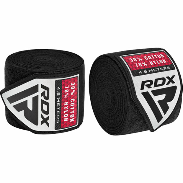 BANDES DE BOXE 4.5m - NOIR - RDX – Image 5