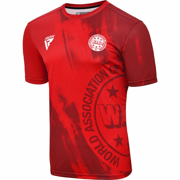 RDX WAKO T-SHIRT T1 ROUGE