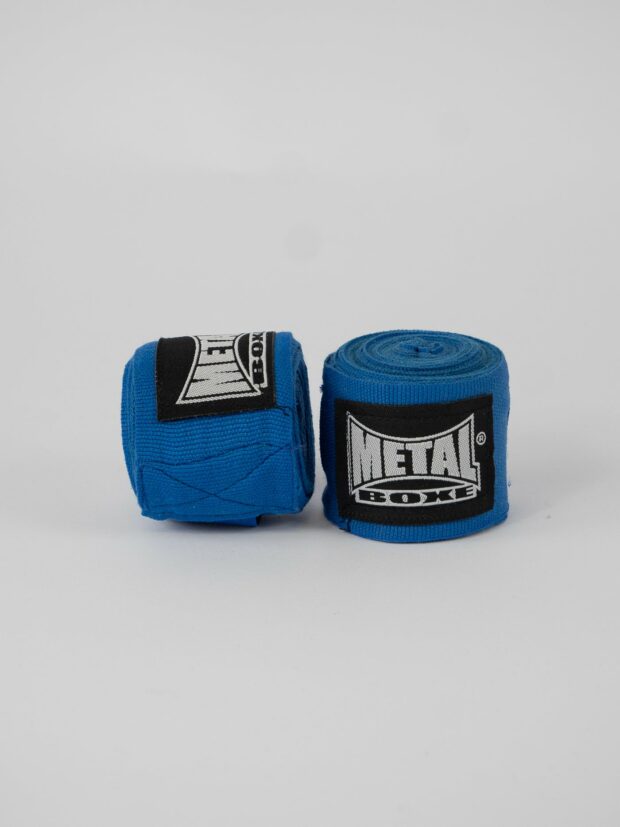 BANDES DE BOXE 4m - BLEU - METAL BOXE